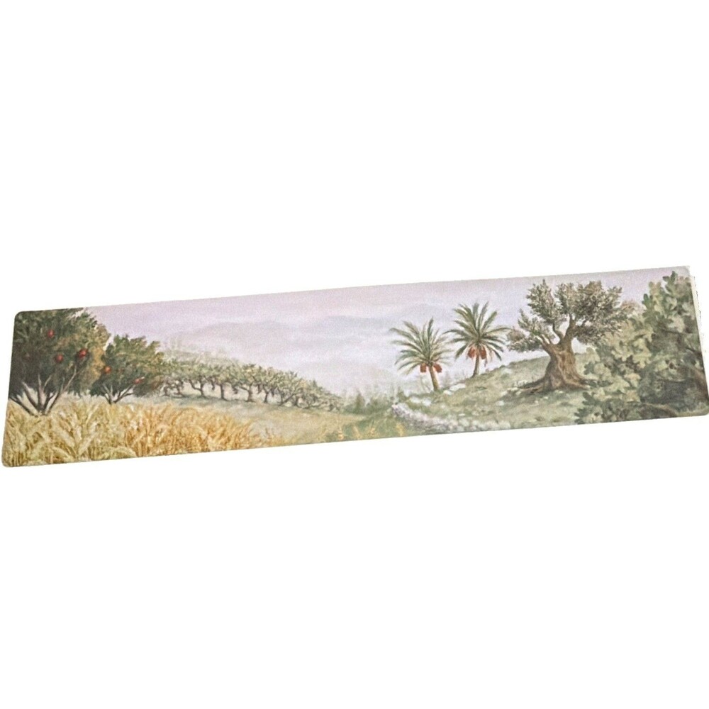The Seven Species Scenic Table Runner Non-Slip Table Runner